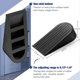 thumbnail image 2 of Tope de puerta ZHAOCHENG de gran tamaño negro de goma para piso y prevención de bloqueo, 2 of 5