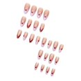 thumbnail image 3 of 24 unidades de acrílico con forma de corazón de San Valentín de Fake Nails NEWSPIED, 3 of 7