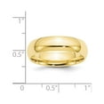 thumbnail image 3 of Auriga 10k Yellow Gold 6mm Standard Weight Comfort Fit Wedding Band for Women Size- 7, 3 of 5