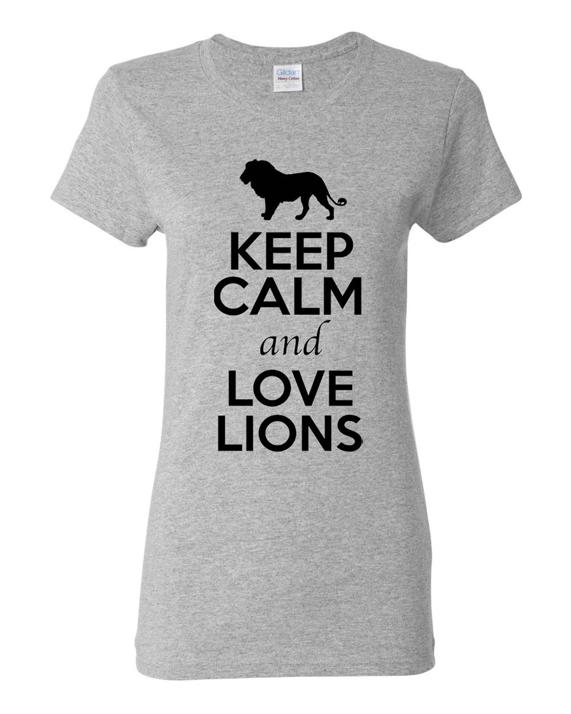 Animal Lion Lady Jungle Love T-shirt Unisex L