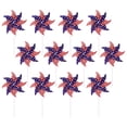 thumbnail image 1 of KAKOWELY 12 molinillos de viento para jardín, conmemorativos del Día de los Patriotas, para exteriores, para decorar el Día de los Caídos., 1 of 4