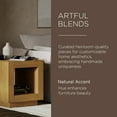 thumbnail image 7 of Maven Lane Artemis Contemporary Wooden Side Table in Refined Natural Finish, 7 of 7