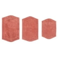 thumbnail image 5 of Home Weavers Waterford Collection 100% Cotton Non-Slip Bathroom Rug Set Machine Washable Bathroom Rug-17"x24", Bath Rug- 21"x34", Bathroom Rug- 24"x40", Coral Color 3 Piece Bath Rug set, 5 of 8