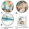 thumbnail image 3 of Designart Dog On Chair At The Beach IV Canvas Wall Art, 3 of 5