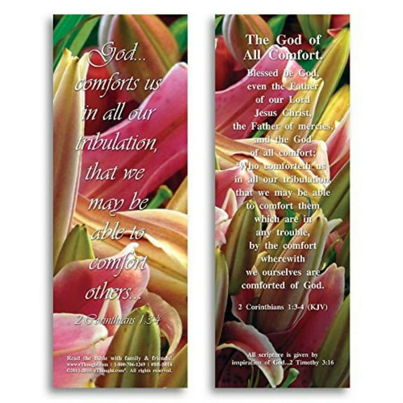 The God of All Comfort - Bible Cards - Pack of 25