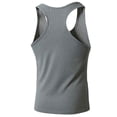 thumbnail image 4 of DIOAZUD Big and Tall Tank Tops for Men Ribbed Knit Sleeveless Muscle Shirts Solid Color Fitted Tank Top for Gym Workout, 4 of 7