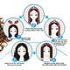 thumbnail image 3 of Rizador de espuma Jadeshay Rizador de cabello sin calor rosa, 3 of 8