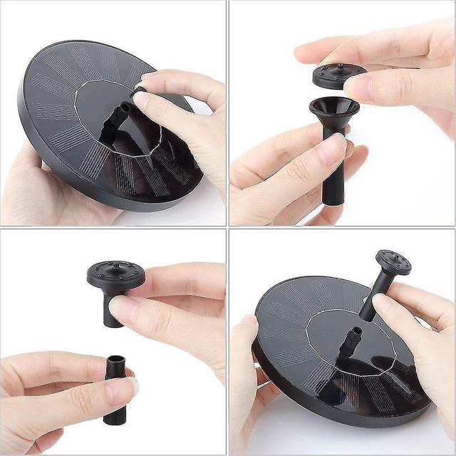 New Fountain Hot Floating Mini Solar Powered Fountain Water Pump Garden Pool Pond Outdoor_Perfect Gift