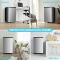 TINKLE WELL 3.2 Cu Ft Mini Fridge with Freezer, Compact Single Door