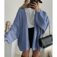 thumbnail image 5 of PRETTYGARDEN Womens Oversized Cardigan Sweaters 2025 Fall Long Lantern Sleeve Knit Open Front Lightweight Sweater, 5 of 8