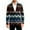 01#Brown, variant on Dwelliawo Men's Ugly Christmas Blazer Ugly Xmas Graphic Suit One Button Single Breasted Corduroy Jacket Holiday Party Blazers Classic Sport Coats Brown S