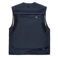 thumbnail image 3 of Chaleco de hombre Chaquetas de malla con bolsillos Cuello en V Sin mangas Trabajo al aire libre, 3 of 7