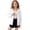 White, variant on WQNVRNR Kids Sun Protection Jacket- Spring Summer Casual Lightweight Zip Up Athletic Tops for Girls Blue Size 10