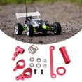 thumbnail image 4 of RC Steering Knuckle Kit, Wear Resistance Less Burden Aluminum Alloy Steering Assembly  For LC RACING 1/14 Blue,Red, Color, 4 of 8