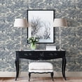 thumbnail image 2 of Chesapeake Blyth Blue Toile Wallpaper, 2 of 2