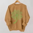 thumbnail image 1 of TaTaai Women Casual No Hood St Patrick's Day Printed Sweatshirt Crew Neck Long Sleeve Top Ladies Daily Commute Festival Wear Soft Warm Comfortable Stylish Pullover Top Gift, 1 of 6