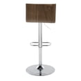 thumbnail image 5 of Mason Adjustable Bar Stool, Chrome Bar Stools, Bar Chairs, Swivel Bar Stools, Bar Stools Set of 2, 5 of 5