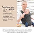 thumbnail image 5 of Boppy ComfyFit Adjust Baby Carrier – 8-35lbs, Heathered Gray – Hybrid Baby Carrier Newborn to Toddler with Adjustable Straps & Comfort of A Baby Wrap, 5 of 5