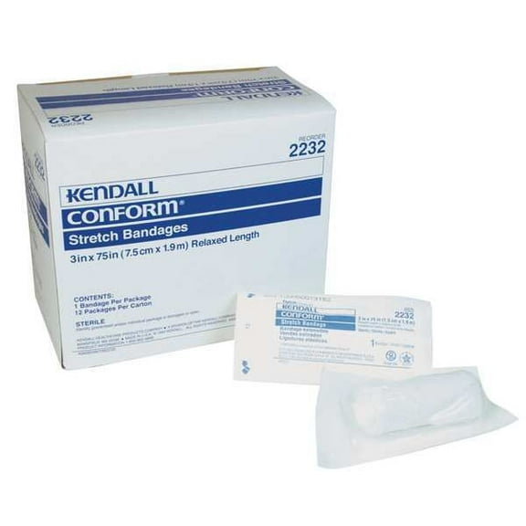 Covidien Stretch Bandage, Cotton/Polyester, PK12 K3CB019232