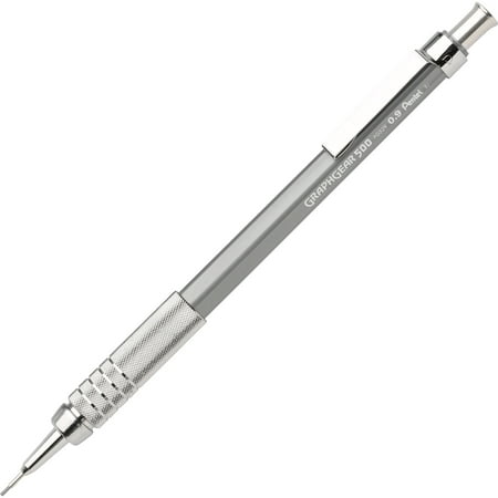 Pentel GraphGear 500 Automatic Drafting Pencil 0.9 mm, Gray Barrel