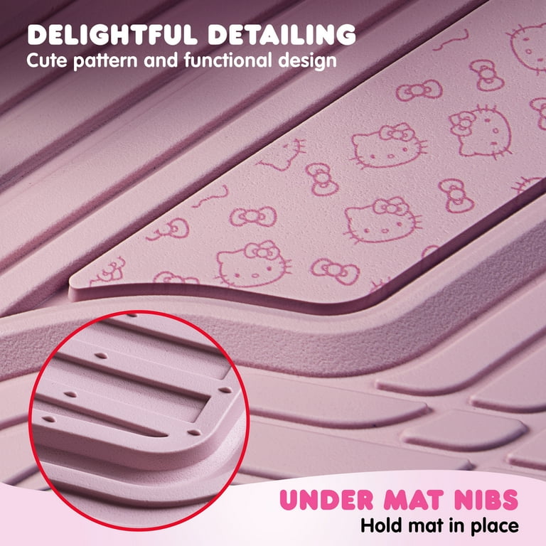 Car Rubber Carpet HELLO KITTY MODEL Car Footwear Car Rubber Carpet