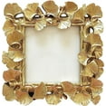 thumbnail image 1 of Zhuge Ginkgo Leaves Photo Frame Polyresin Picture Frame for Photo Lovers (Gold Square), 1 of 5