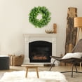 thumbnail image 5 of Unique Bargains Artificial Wreath for Front Door Four Leaf Wreaths Hanging Decor Green, 5 of 7