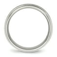 thumbnail image 5 of Stainless Steel Brushed and Polished Ridged Edge Ring, 5 of 5