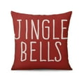 thumbnail image 2 of Merry Christmas Christmas Tree Red Car Decorative Pillows Christmas Tree Red Car Couch Pillow Covers 18 X 18 Set Of 4, Farmhouse Linen Study Sofa Cushion Cover, 2 of 5