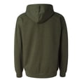thumbnail image 2 of Independent Trading SS4500 Midweight Hooded Pullover Sweatshirt-Army Heather-MD, 2 of 4