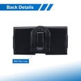 thumbnail image 4 of Phone Belt Holder Case for 5.0-5.2" Cell Phones, Horizontal Leather Phone Belt Pouch, Black 6"x3.1"x0.5", 4 of 4