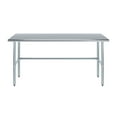 thumbnail image 2 of 18" x 72" Stainless Steel Work Table with Open Base, 2 of 9