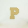 thumbnail image 3 of Package of 1, 18 Inch X 3/4" Thickness MDF Letter P in The Collegiate Font, Thick for Art & Craft Project, Made in USA, 3 of 4