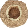 thumbnail image 3 of Wide Brim Foldable Sun Hat Floral Straw Hat Beach Vacation, 3 of 5