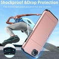 thumbnail image 2 of Dteck for iPhone 16e Wallet Case with Card Holder + 2 Tempered Glass Screen Protector Protective Shockproof Hidden Card Slot Slim Case Women Men for iPhone 16e 6.1", Gold, 2 of 5