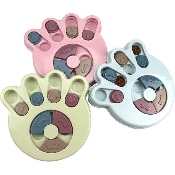 3 juguetes de rompecabezas para perros para cachorros, juguetes interactivos para perros, juego de rompecabezas para perros, rompecabezas para todas las razas, alimentación lenta