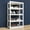 White, variant on REIBII Garage Shelves Unit Heavy Duty 2000LBS Storage Shelves Pantry Shelves for Closet Storage Kitchen Shelves with 5 Tier Metal Shelving,White