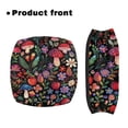 thumbnail image 4 of COEQINE Mushroom Rollator Seat Back Cover Universal Rollator Walker Seat and Backrest Covers Universal Soft Rollator Accessories Walker Seat Set 2 Pack Covers for Ladies, 4 of 7