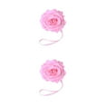 thumbnail image 1 of Yuarrent Tieback de cortina sin perforaciones, forma de flor bonita y elegante, decorativa para el hogar, dormitorio, parasol, cierre de Rosa 2piezas, 1 of 6
