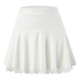 thumbnail image 4 of Youmylove Women Lace Patchwork High Waist Slim Pleated Skirt Casual Versatile Beach Trendy, 4 of 4