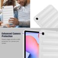 thumbnail image 6 of Case Designed for Samsung Galaxy Tab S6 Lite 10.4" 2024 / 2022 / 2020, Stylish Down Jacket Desigh Soft TPU Shockproof Protective Lightweight Tablet Case Cover for Girls Women, White, 6 of 7
