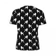 thumbnail image 6 of T Shirt For Men Cute Dog Print Standard Poodle Silhouette Novelty Sportswear Quick Dry Tops Summer R, 6 of 7