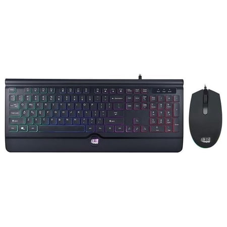 UPC: 0783750009751 | ADESSO INC. AKB-137CB Gaming Keyboard/Mouse Combo