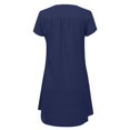 thumbnail image 5 of FcBaudy Robes d'Été pour Femmes, Robes pour Femmes, Jupe pour Femmes Mode Féminine Ample Loisirs Col en V Manches Courtes Robes d'Été Robe pour Femmes, 5 of 5
