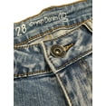 thumbnail image 6 of Crysp Denim Men's Jean Shorts Skinny Fit Distressed Rips & Repairs Raw Hem Denim (28, Stonewashed Blue), 6 of 6