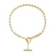 thumbnail image 1 of Collar de clavícula con hebilla OT simple, collar de estilo frío, cadena de clavícula de temperamento circular geométrico, 1 of 5