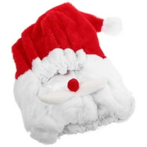FRCOLOR Motorcycle Helmet Cover Santa Claus Helmet Cover Christmas Motorcycle Helmet Cover Funny Helmet Santa Claus Hat for Outdoor Riding