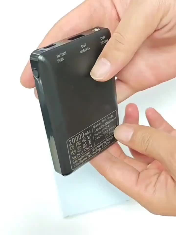 20000mAh Power Bank Portable Charge DC5V 3A Output USB output Type C output Portable Charger Phone External Battery Pack for Heating Vest Jacket Scarf Gloves Electric Heating Equipment