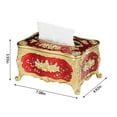 thumbnail image 3 of BNNG Victorian Decor Facial Tissue Box Holder Cover Bathroom Office, Luxurious European Style Rose Tissue Box Cover for edroom,Office,Bathroom,Home,Travel,Restaurant, 3 of 9