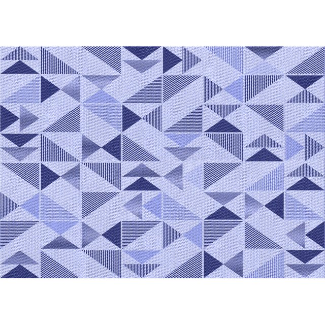 Ahgly Tapis Rectangulaire Lavable en Machine Intérieur Transitionnel Bleu Ciel, 7 Pieds x 9 Pieds